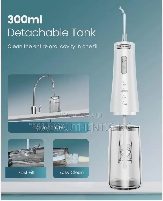 Onlyone Premium Water Dental Flosser Portable Oral Irrigator - 300ml
