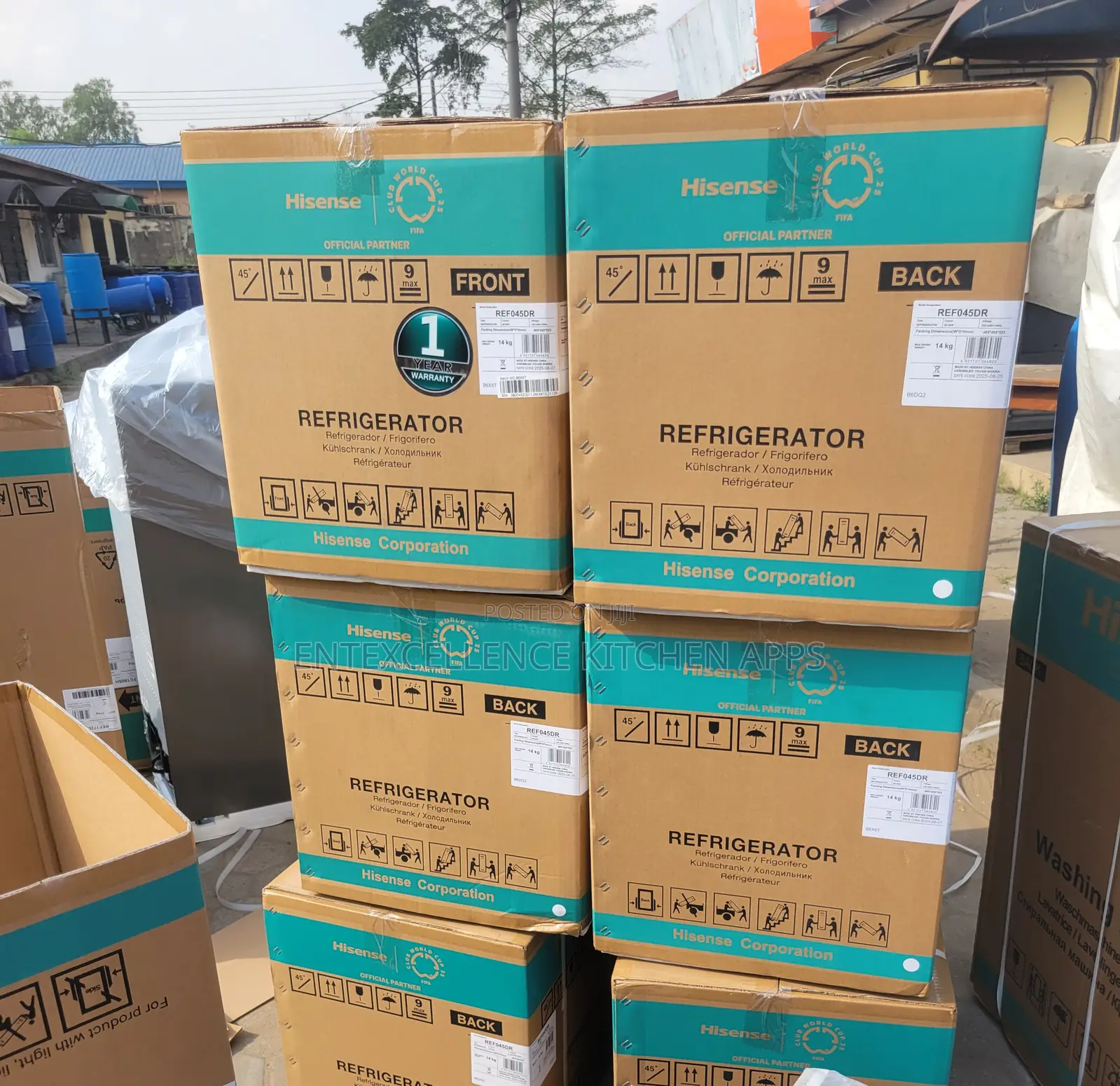 Hisense One Door 90L Litre Refrigerator Fridge 093DR