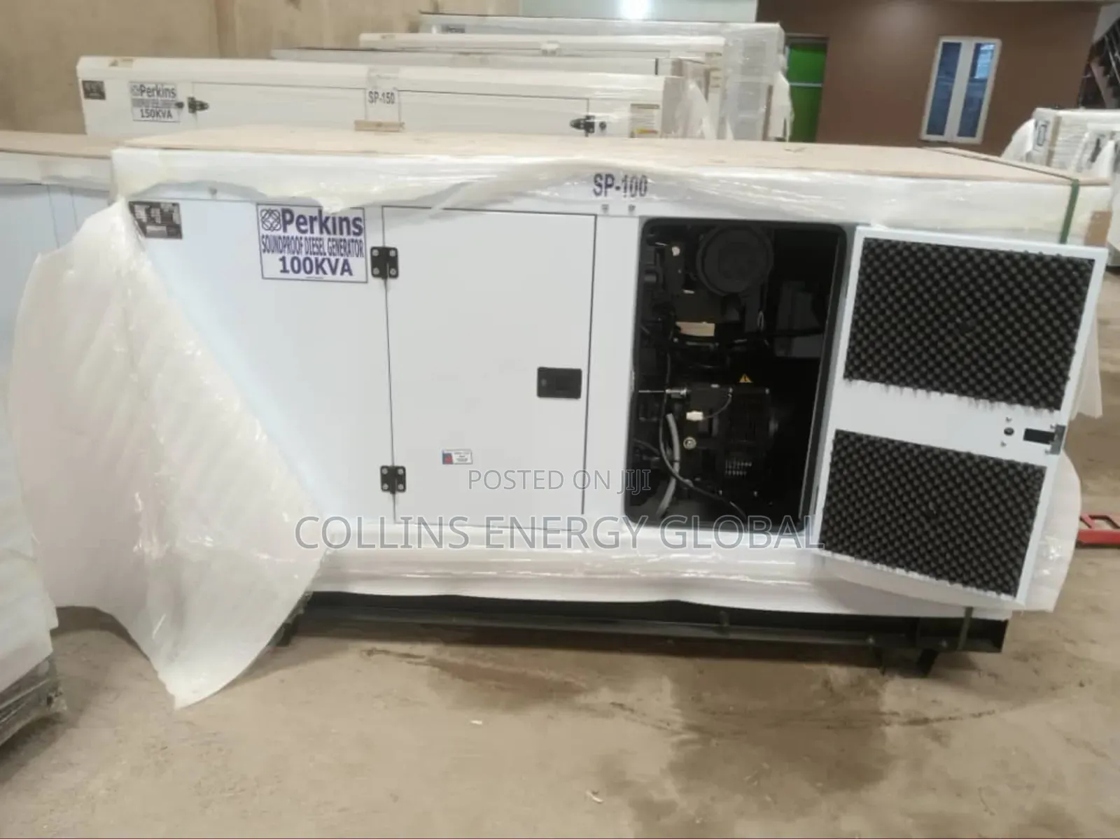 100kva Brand New Uk Perkins Soundproof Copper Coil Generator