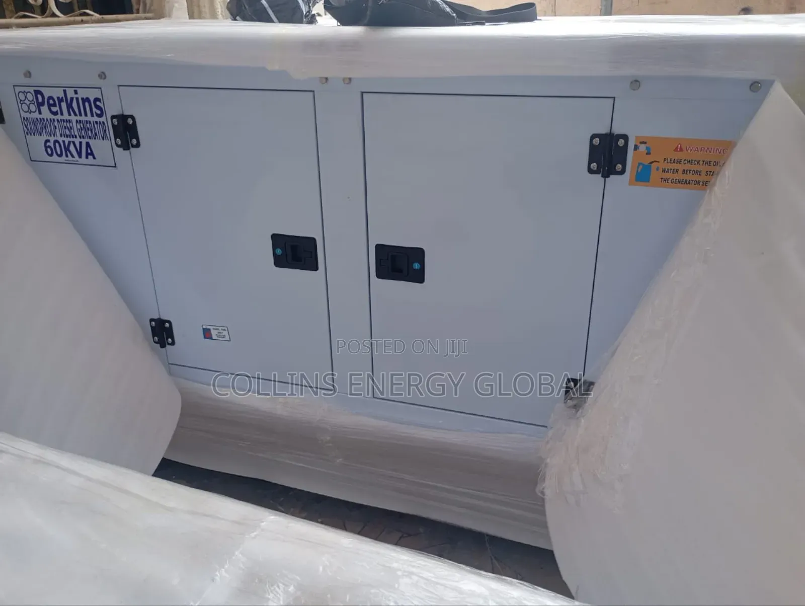 60kva Brand New Perkins Soundproof Copper Coil Generator