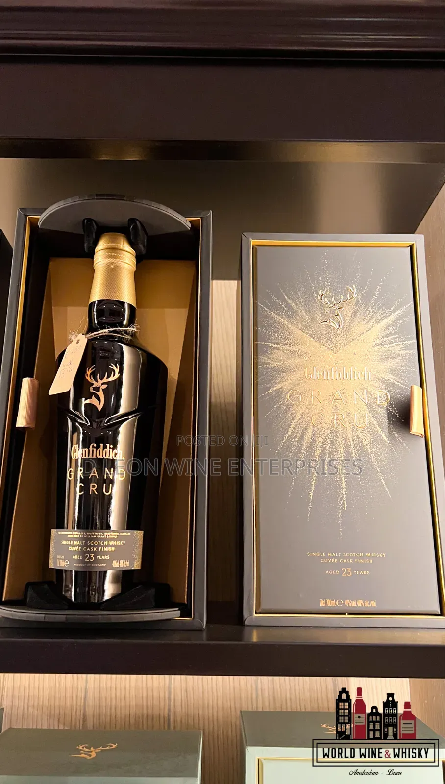 Glenfiddich 23 Years Cartoon by ( 3 Bottles )
