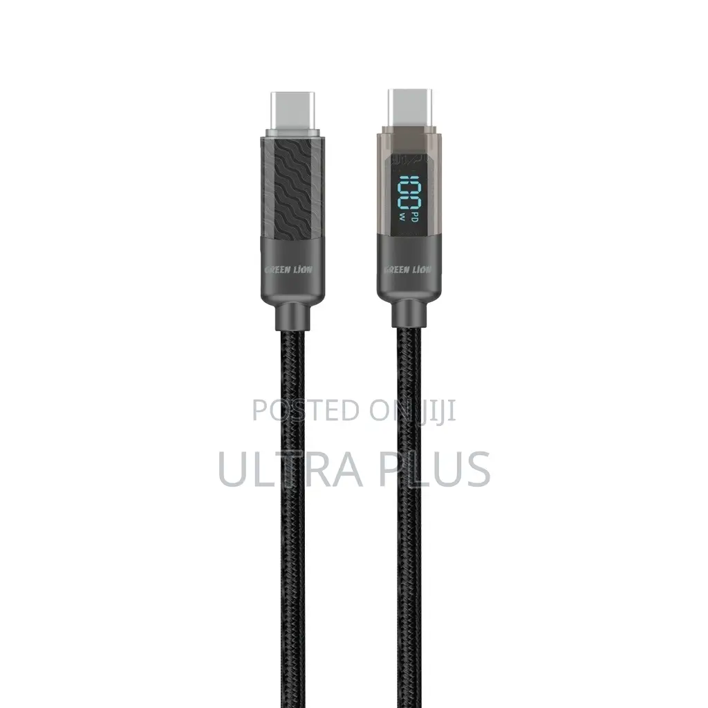 Green Lion 100w Fast Digital Display Cable Usb-c To Usb-c