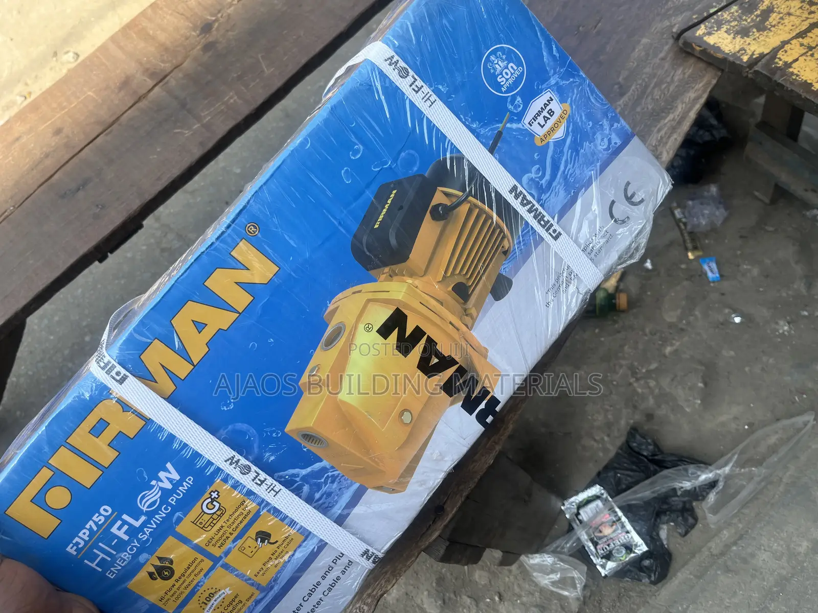 Firman 1hp Pumping Machine Fjp750 100%Copper