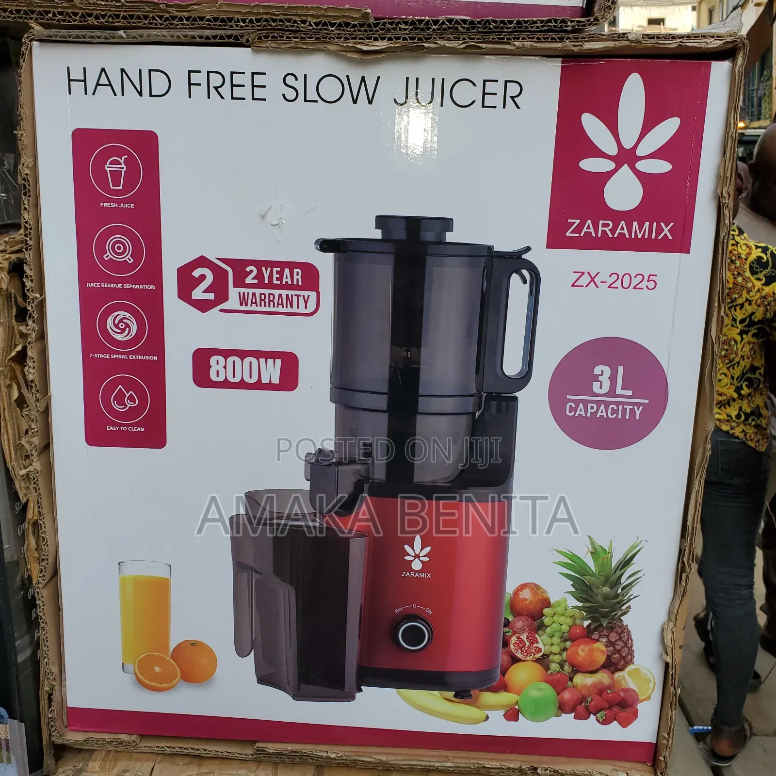 Zaramix Slow Juicer 3l