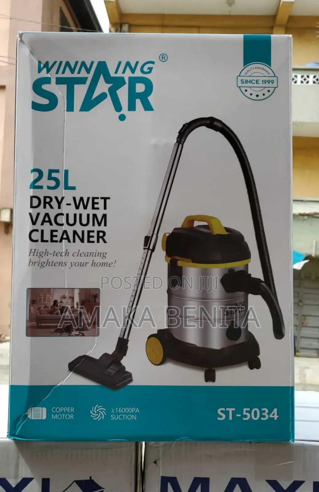 Winning Star Vacuum Cleaner Wet And Dry 25ltrs