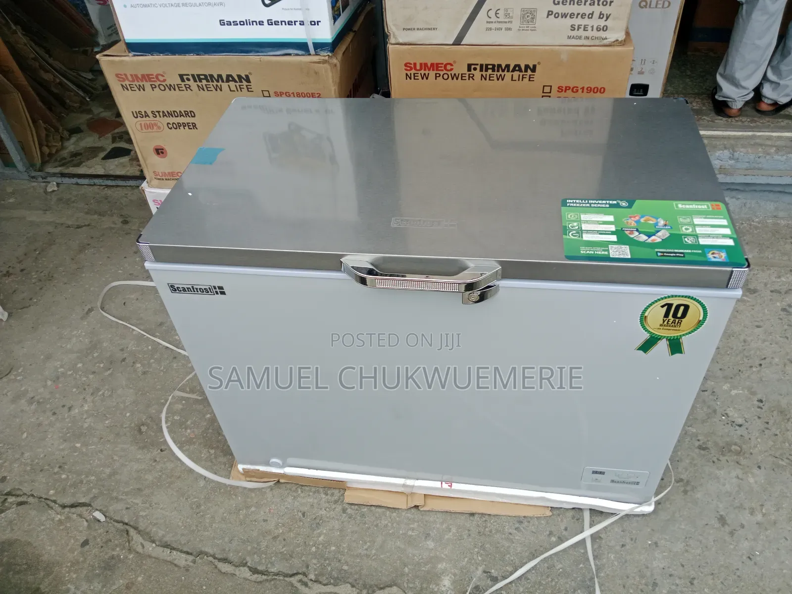 Scanfrost Inverter Chest Freezer 4fit