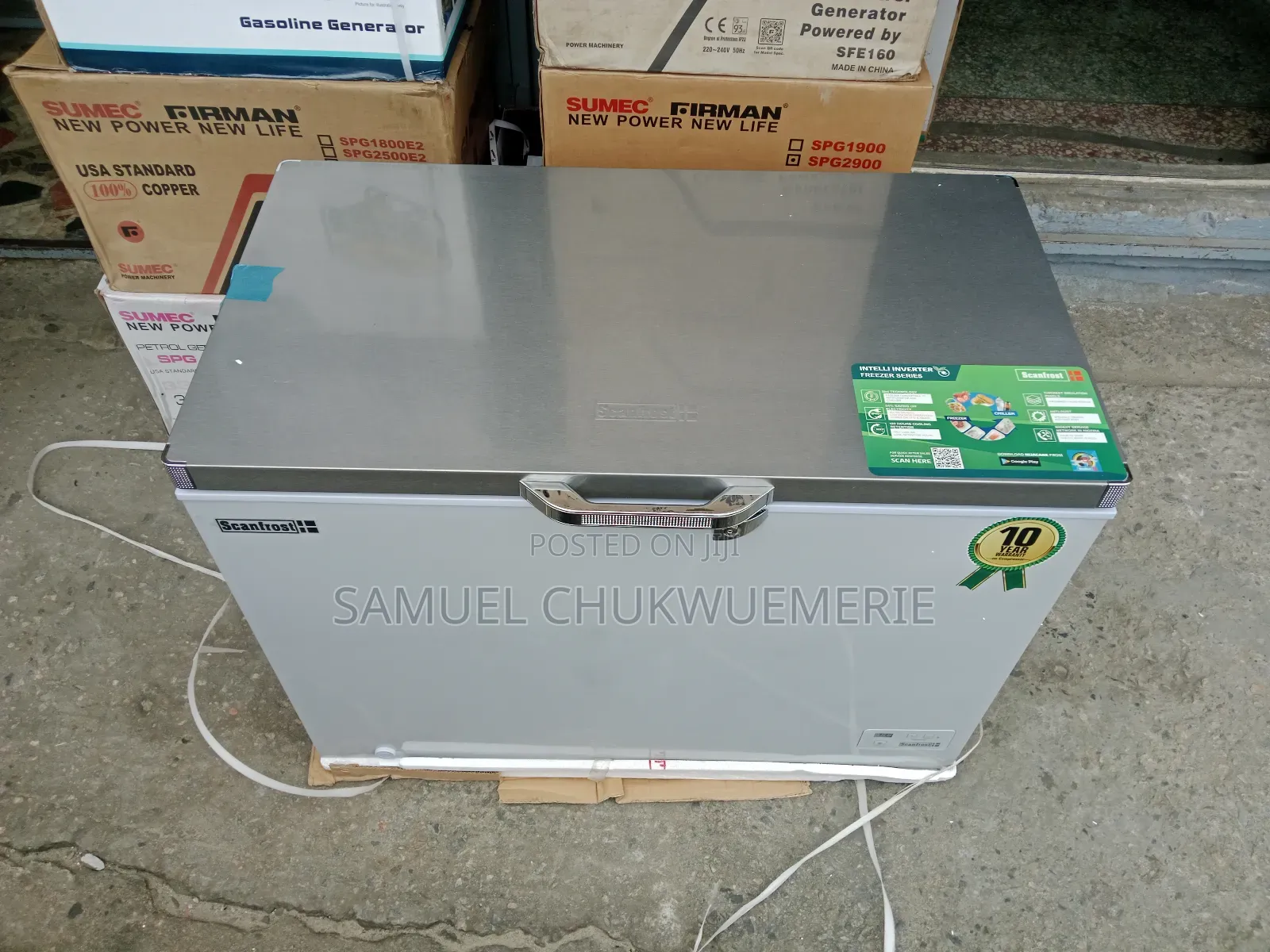 Scanfrost Inverter Chest Freezer 4fit
