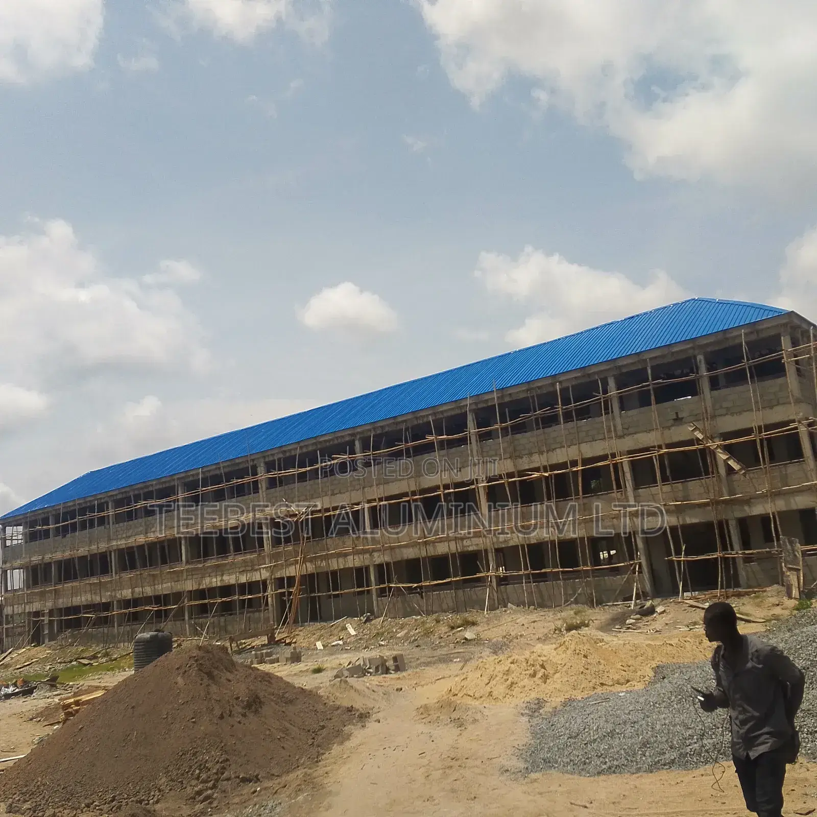 Blue Roof School Aluminum