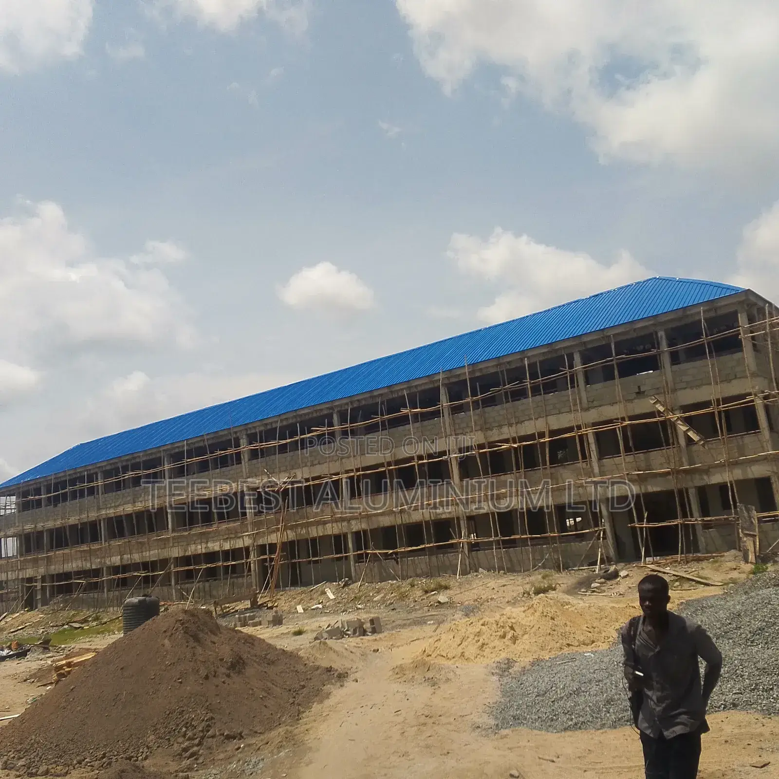 Blue Roof School Aluminum