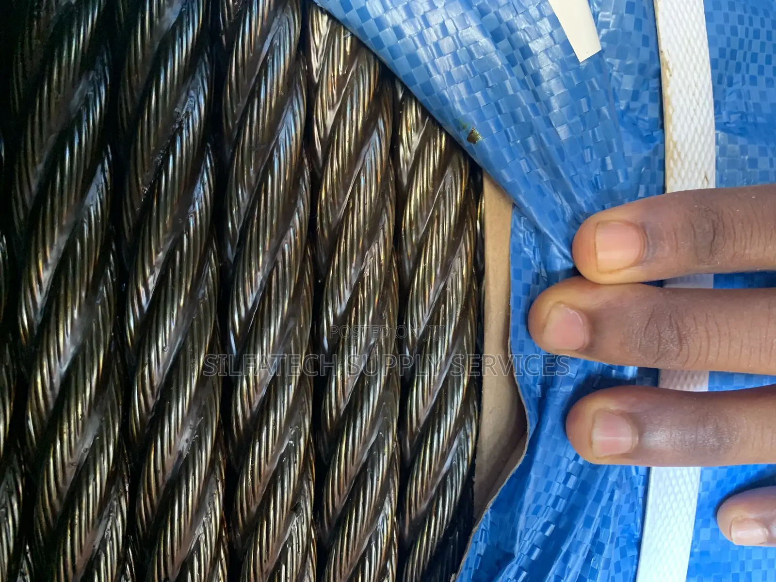 20mm Black Steel Wire Rope