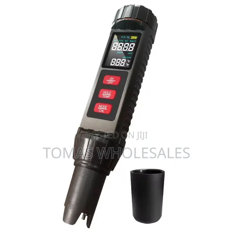 7-in-1 Water Quality Tester: Ph, Tds, Ec, Sal, Sg , Orp, Meter