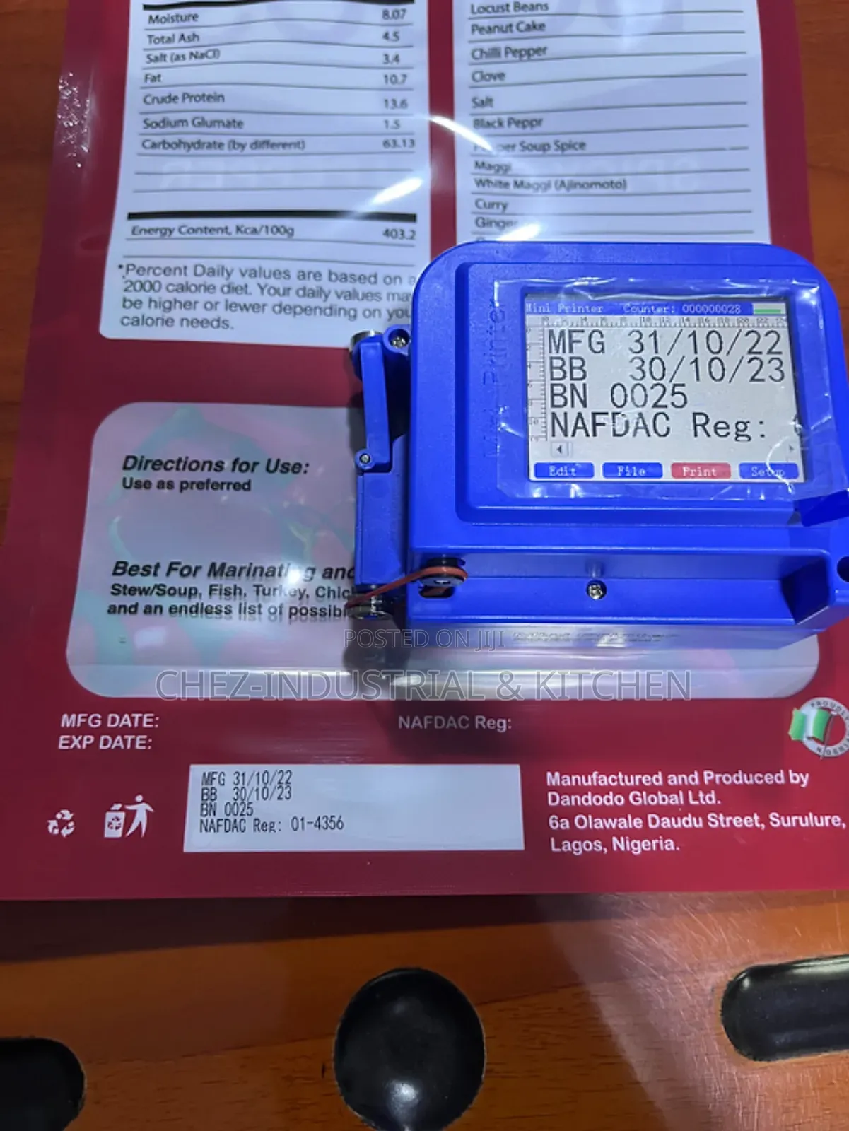 Mini Handheld Inkjet Date Coding Machine