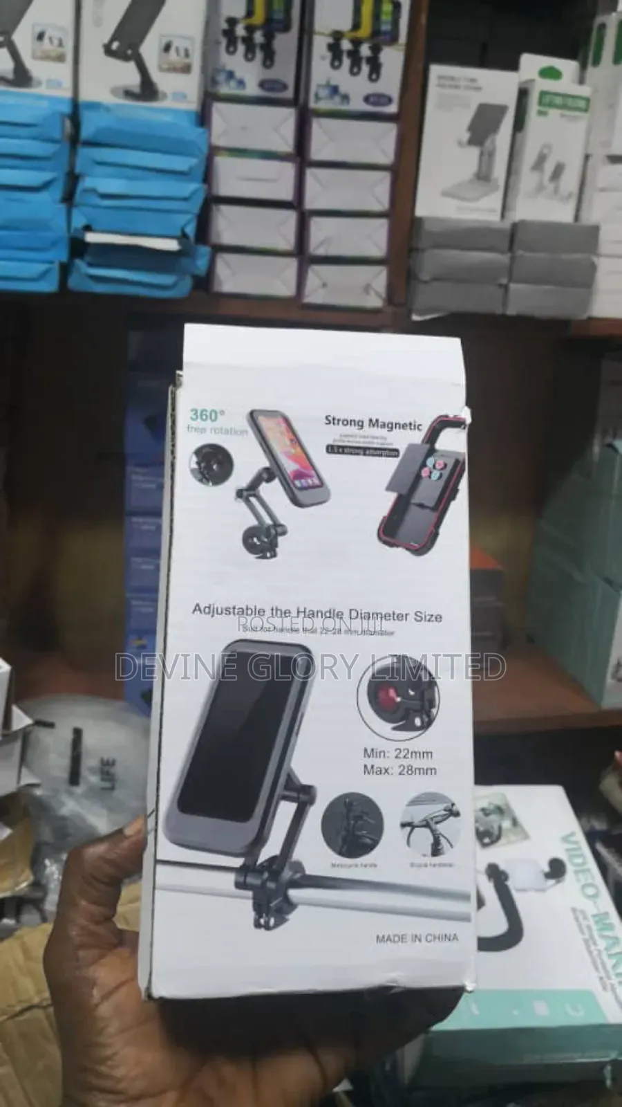 360° Waterproof Bike Motorcycle Phone Holder – Touch Screen