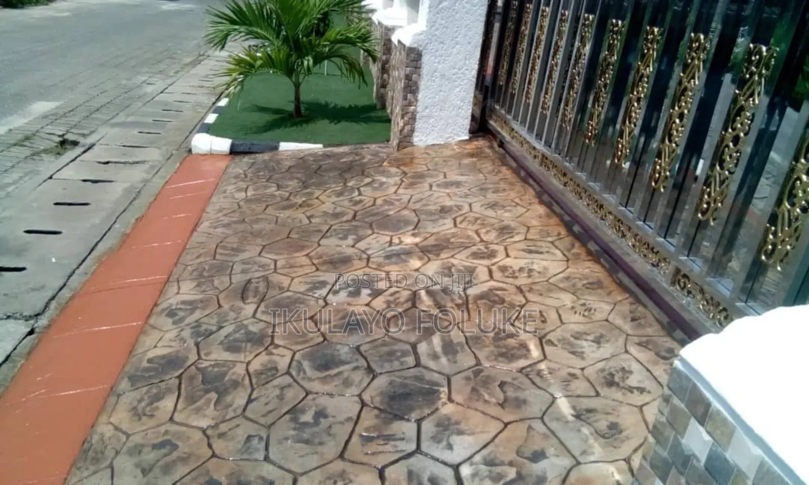 Stamped Creative Paving for Floor Finishing