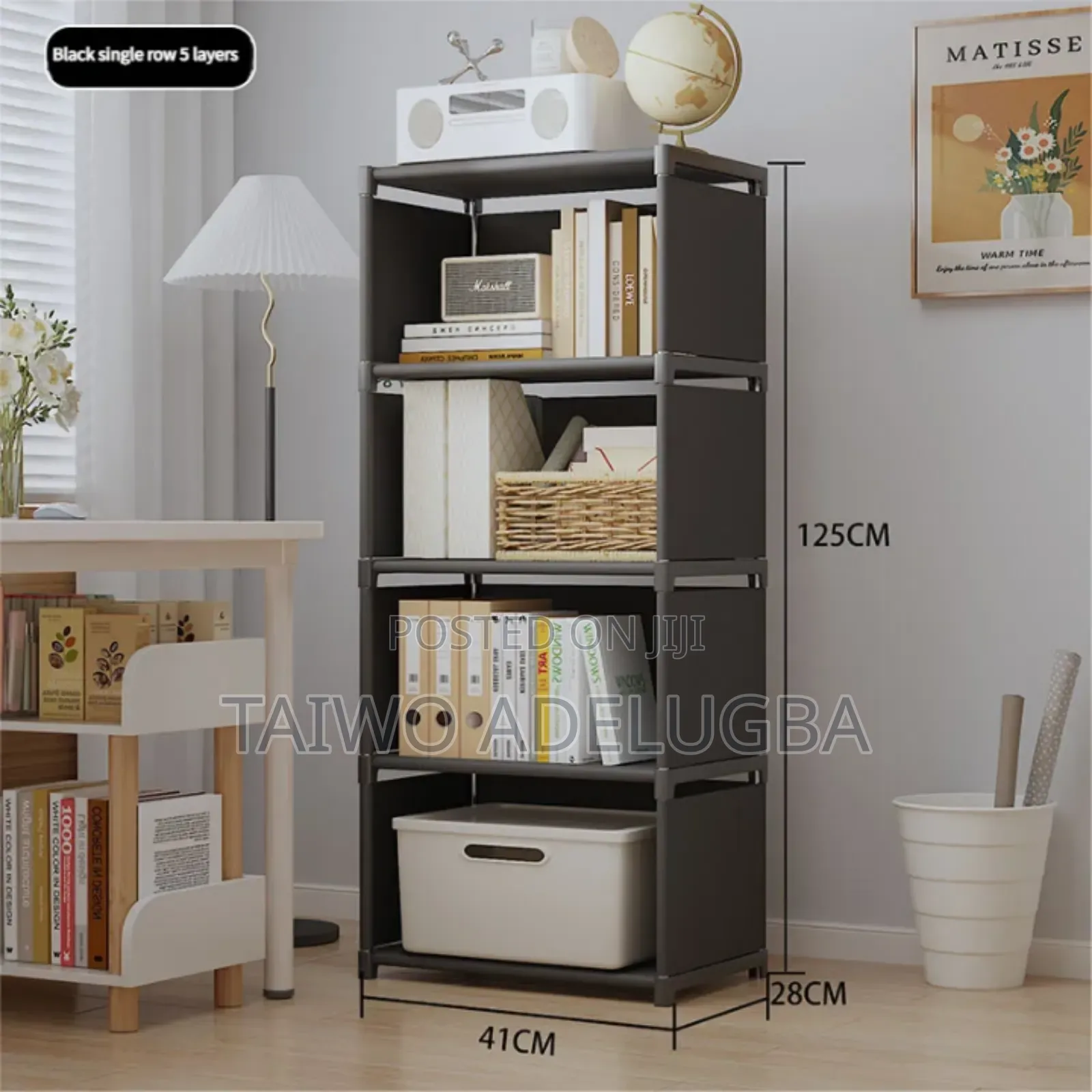 4 Slot Non Wooden Book Shelf