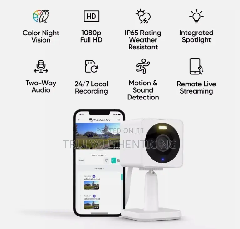 Wyze Cam Og 1080p Hd CCTV Camera With Automation