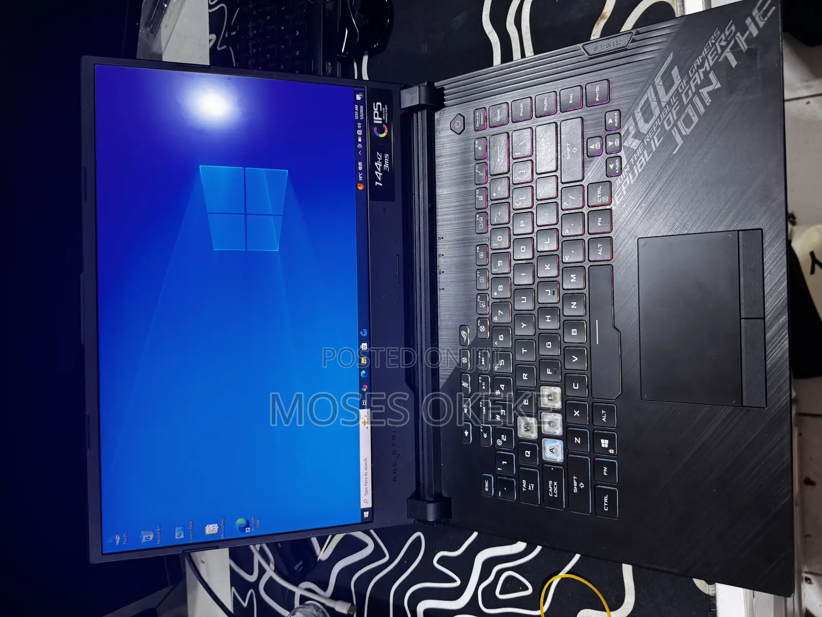 Laptop Asus ROG Strix G15 G512 16GB Intel Core i7 SSD 512GB