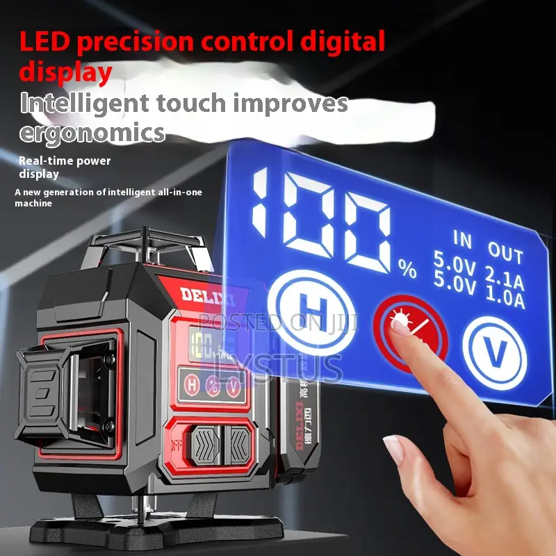 Outdoor Digital Green Laser Level 12-lines Automatic Self-leveling