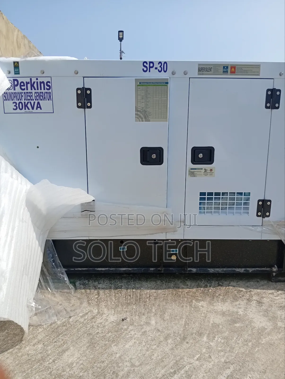Brand New 30 Kva Perkins Soundproof Diesel Generator 100% Copper Coil