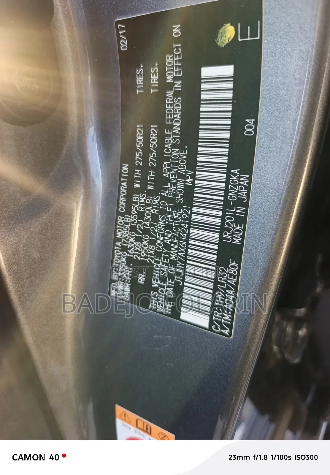 Lexus LX 570 (5 seats) AWD 2018 Silver