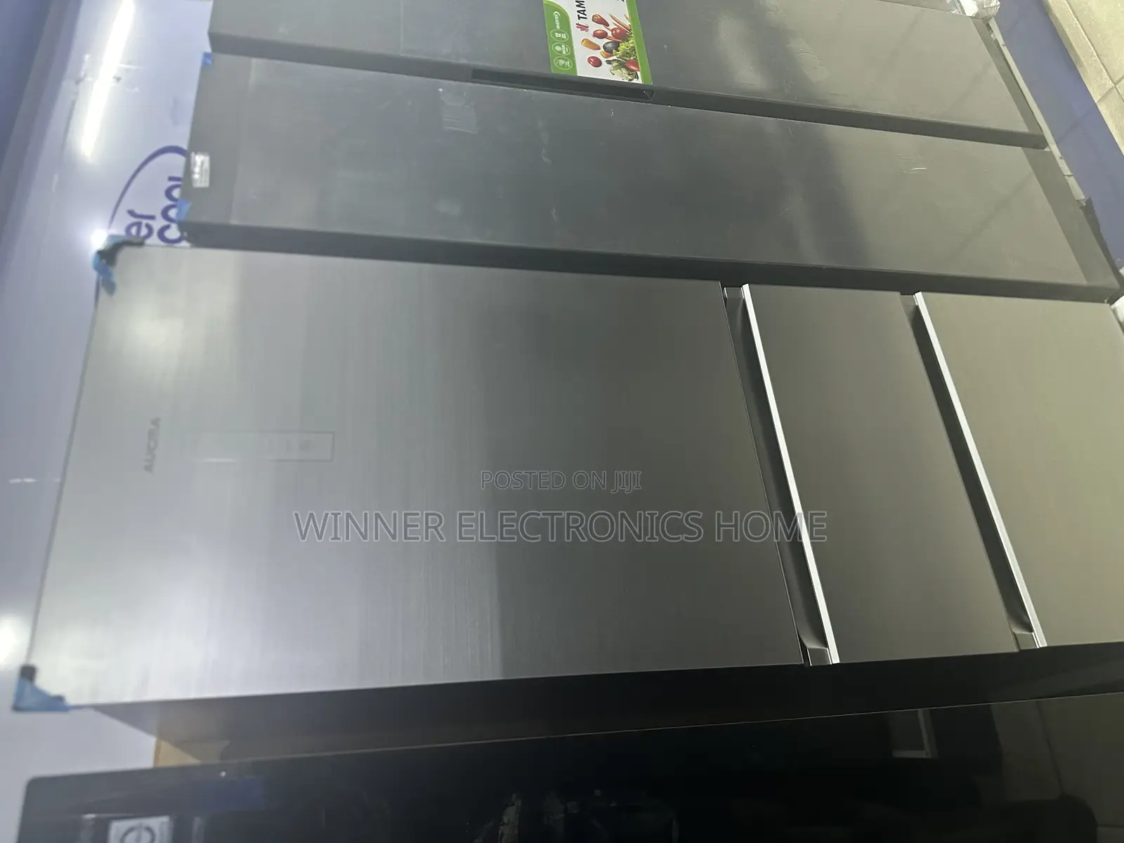 Aucma Refrigerator With Drawer (France Door) Energy Saving