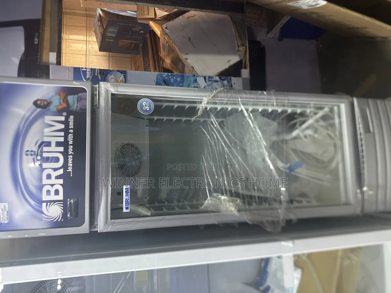Bruhm Showcase Fridge 329 Liters Beverage Cooler