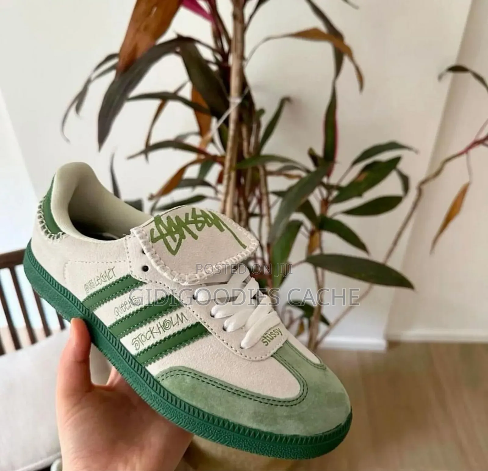 Stussy X Adidas Samba Green Size 39—45