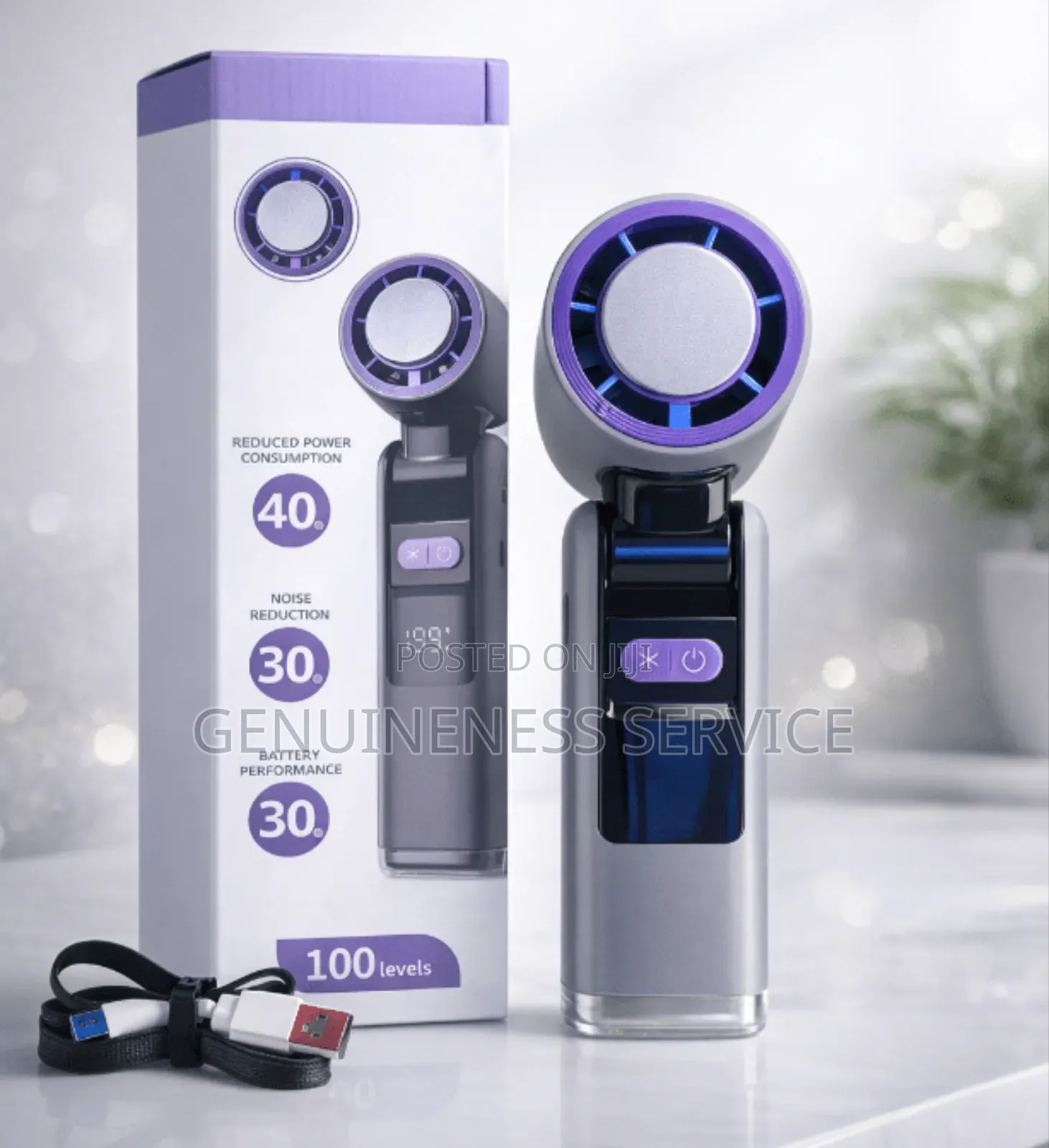 Handheld Adjustable-Speed Portable Fan