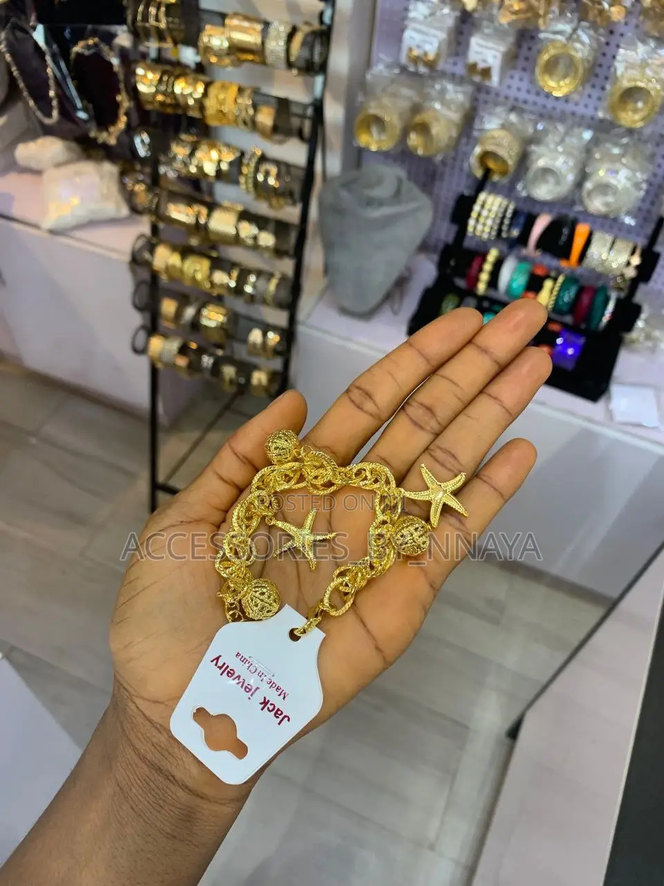 Star Charm Gold Bracelet