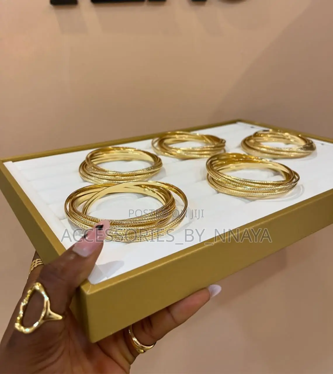 Gold Arabian Bangle