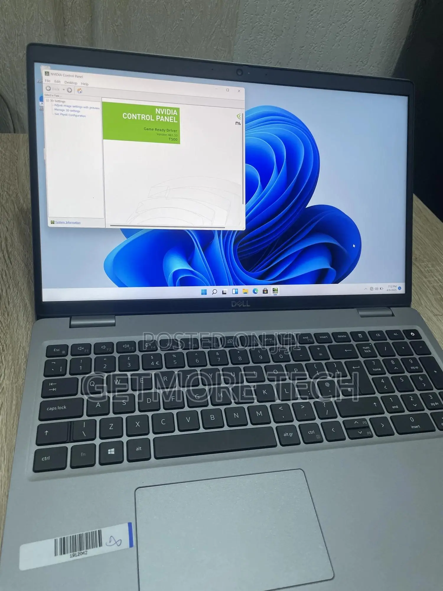 Laptop Dell Precision 3570 16GB Intel Core i7 SSD 512GB