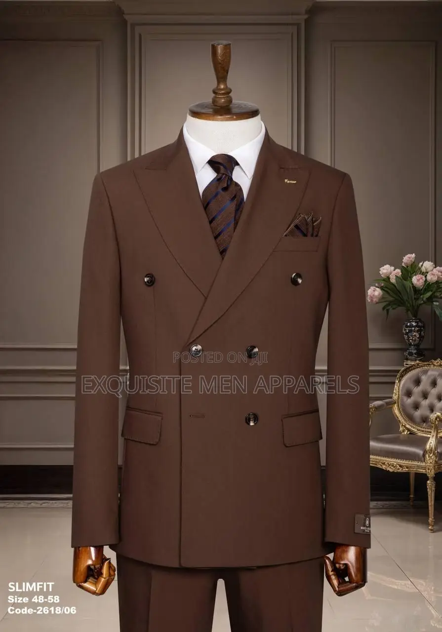 Quality Turkish Made Double Breasted Men’S Suit