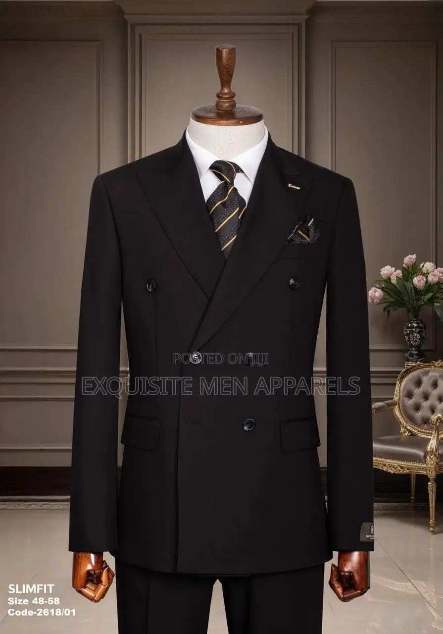 Quality Turkish Made Double Breasted Men’S Suit