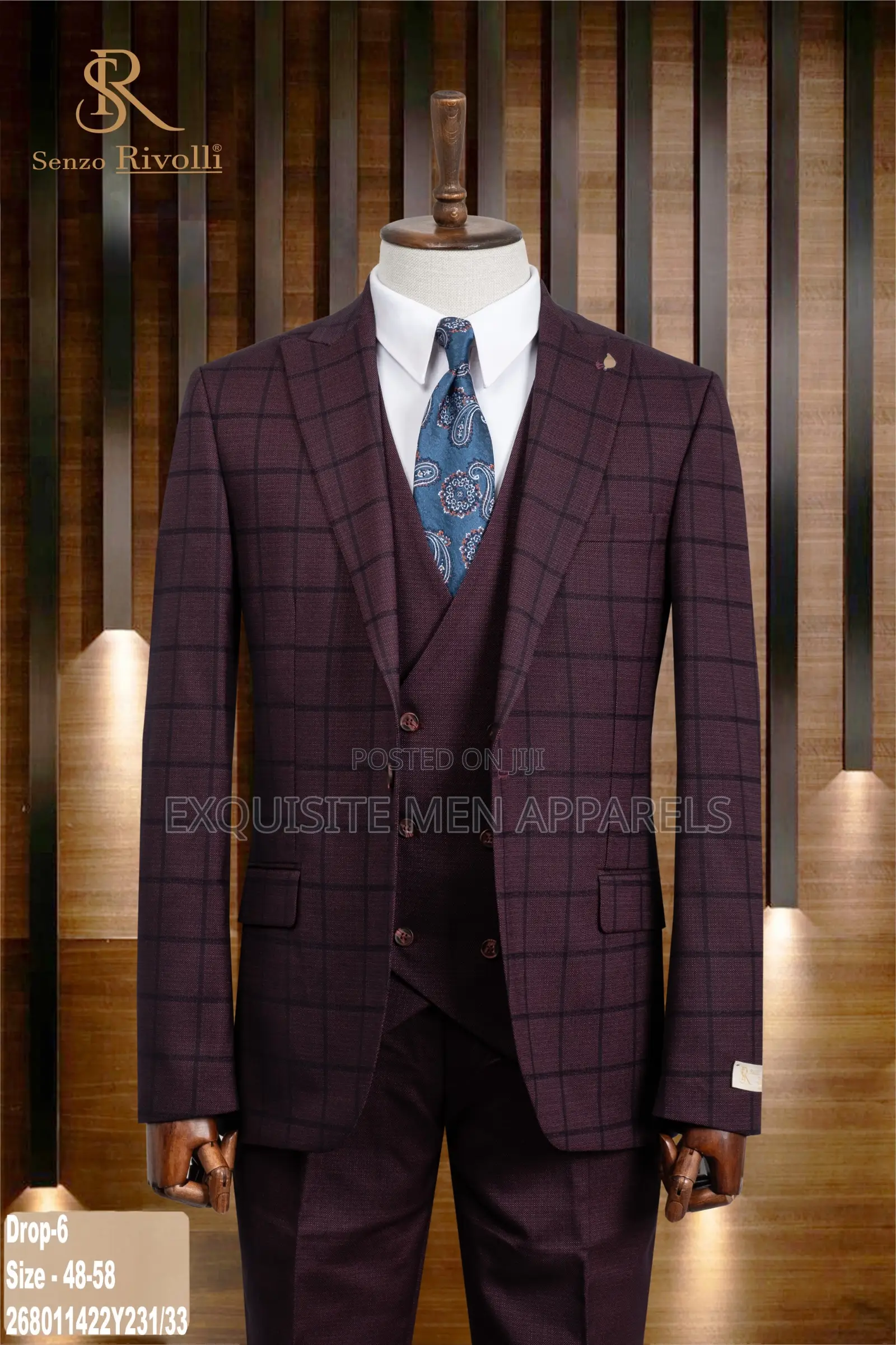Quality Officials Checkers Turkish Men’S Suit