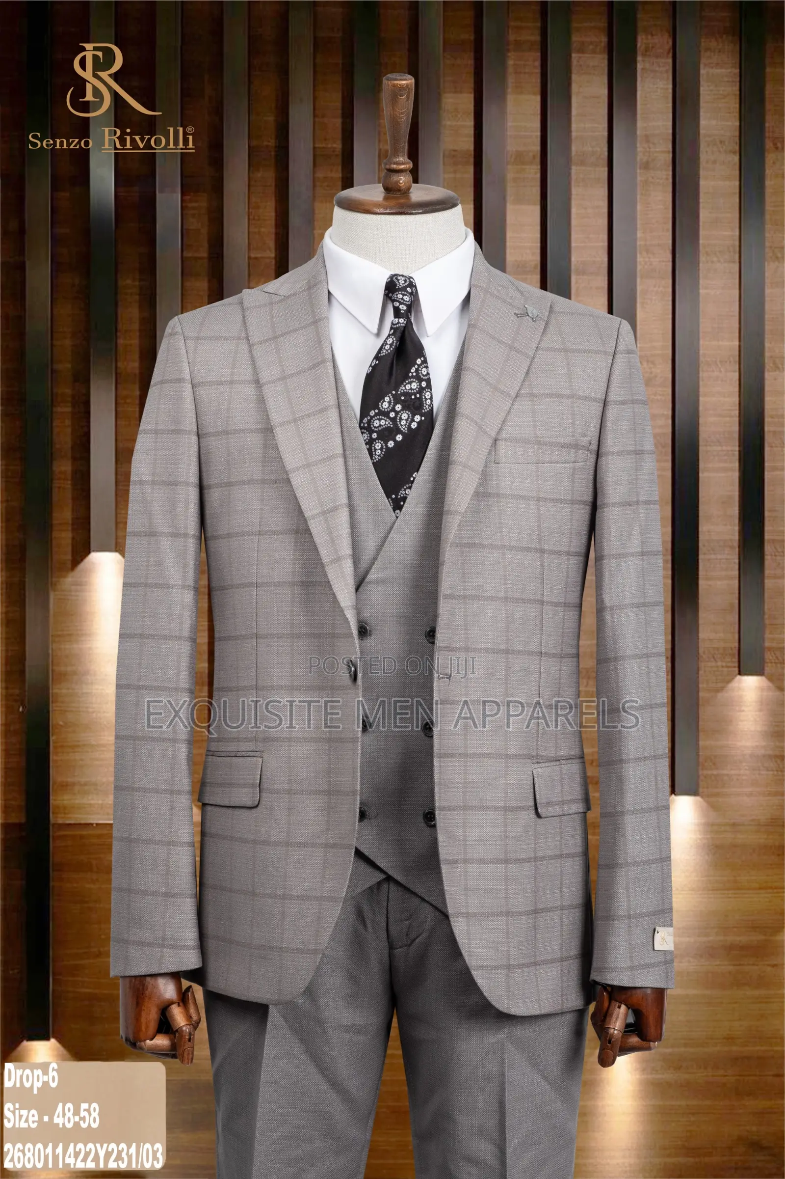 Quality Officials Checkers Turkish Men’S Suit