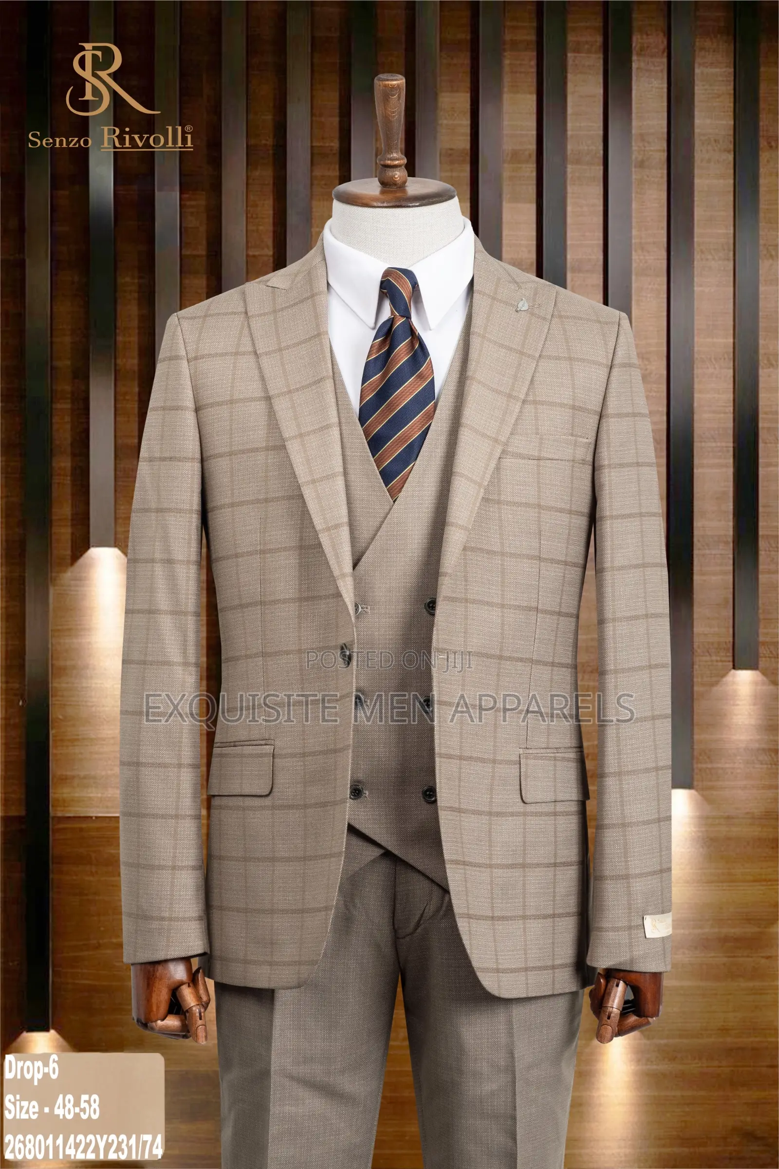 Quality Officials Checkers Turkish Men’S Suit