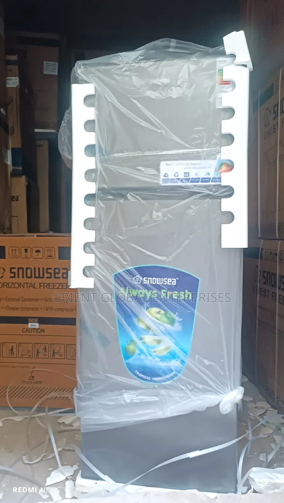 Snowsea 240litres Double Door Fridge Nd Freezer