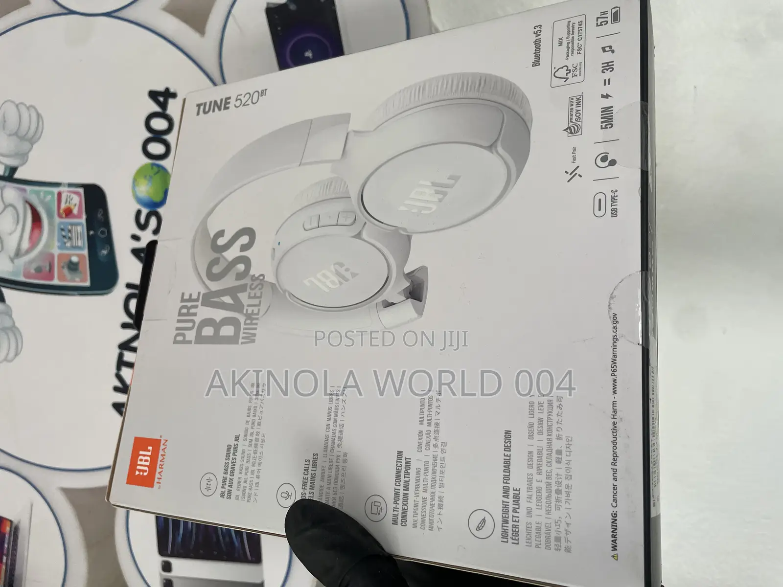 Brand New JBL Tune 520bt Wireless Headset