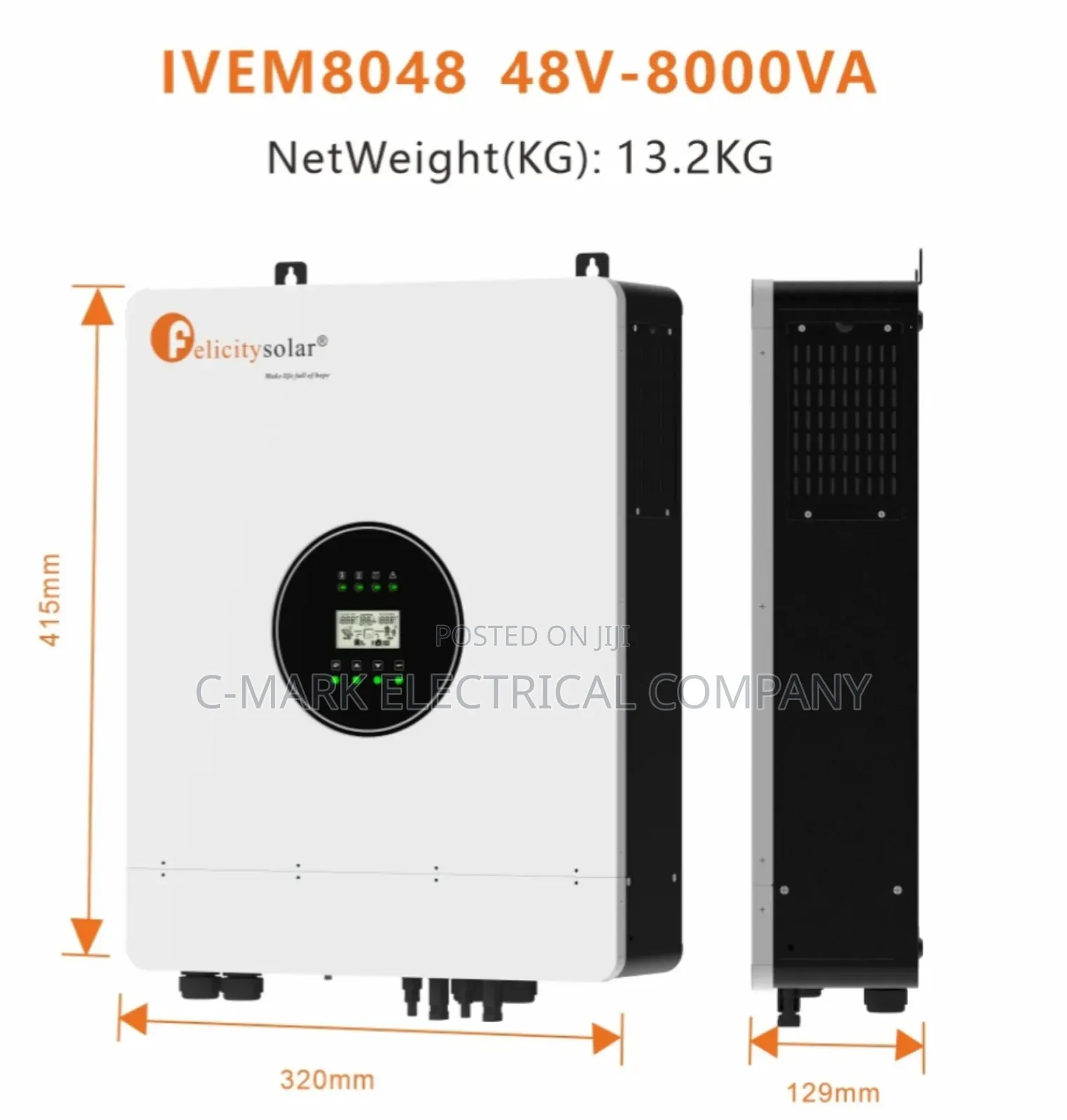 Felicity Solar Hybrid and Non Hybrid Inverter 3kva,5kva,8kva,10ka,12kv