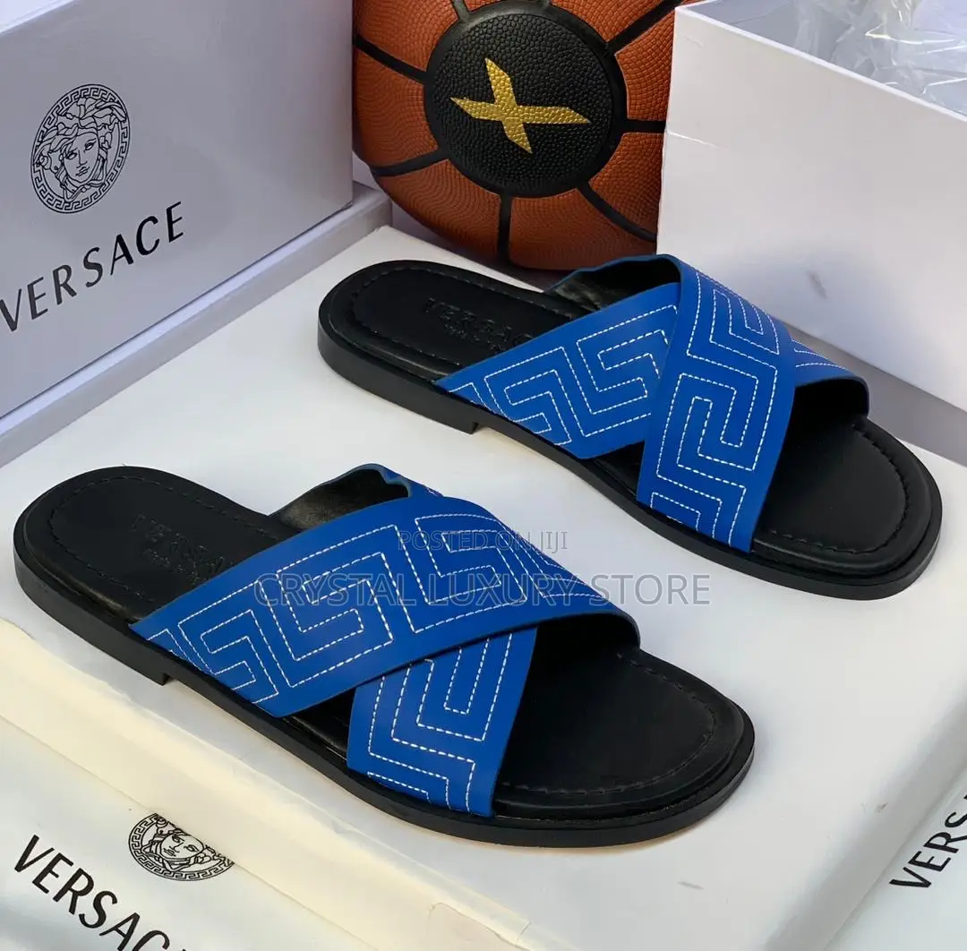 Versace Quality Luxury Men Slippers
