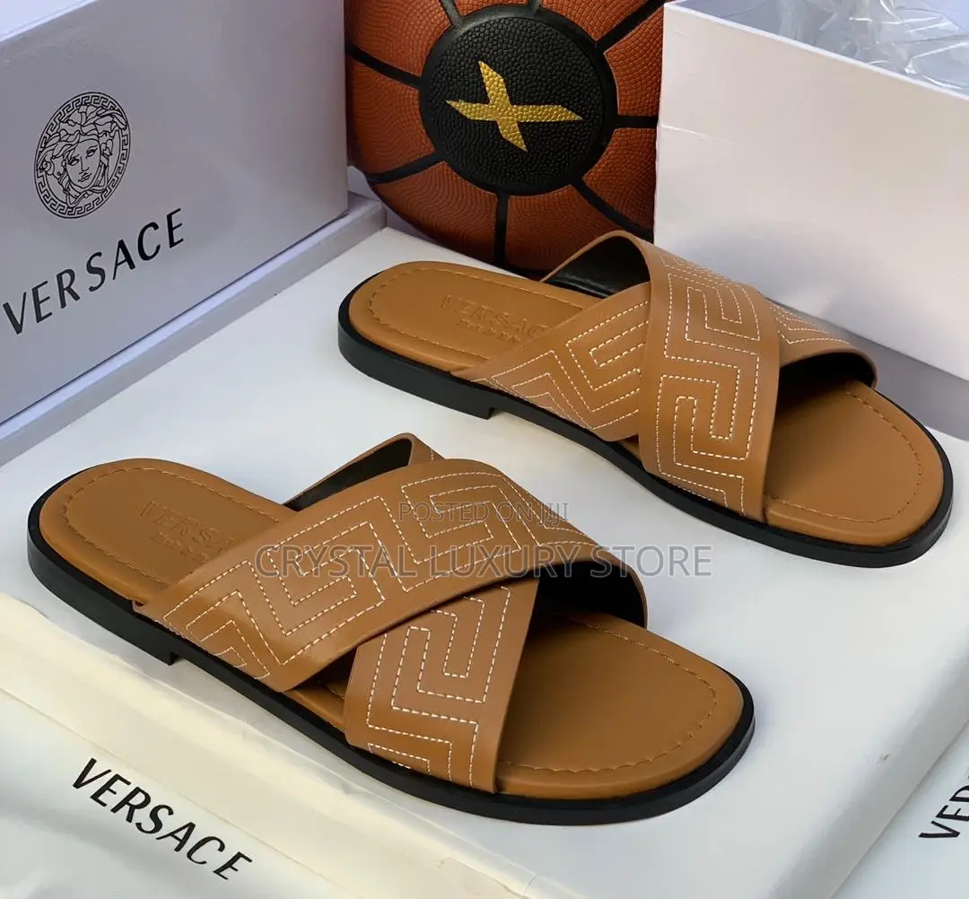 Versace Quality Luxury Men Slippers