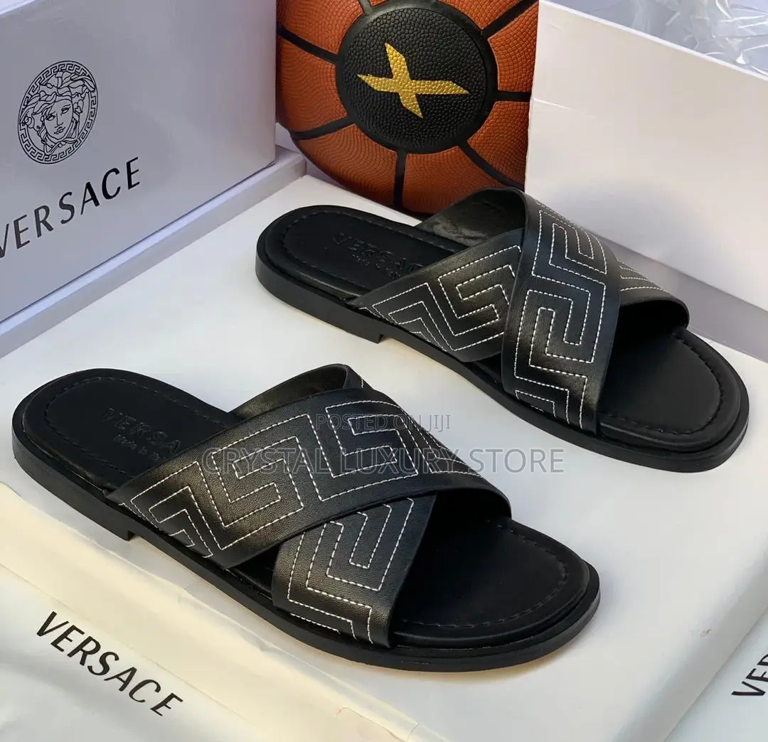 Versace Quality Luxury Men Slippers