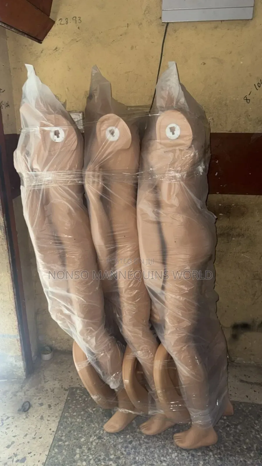 Plastic Spider Face Male Full Body Mannequin