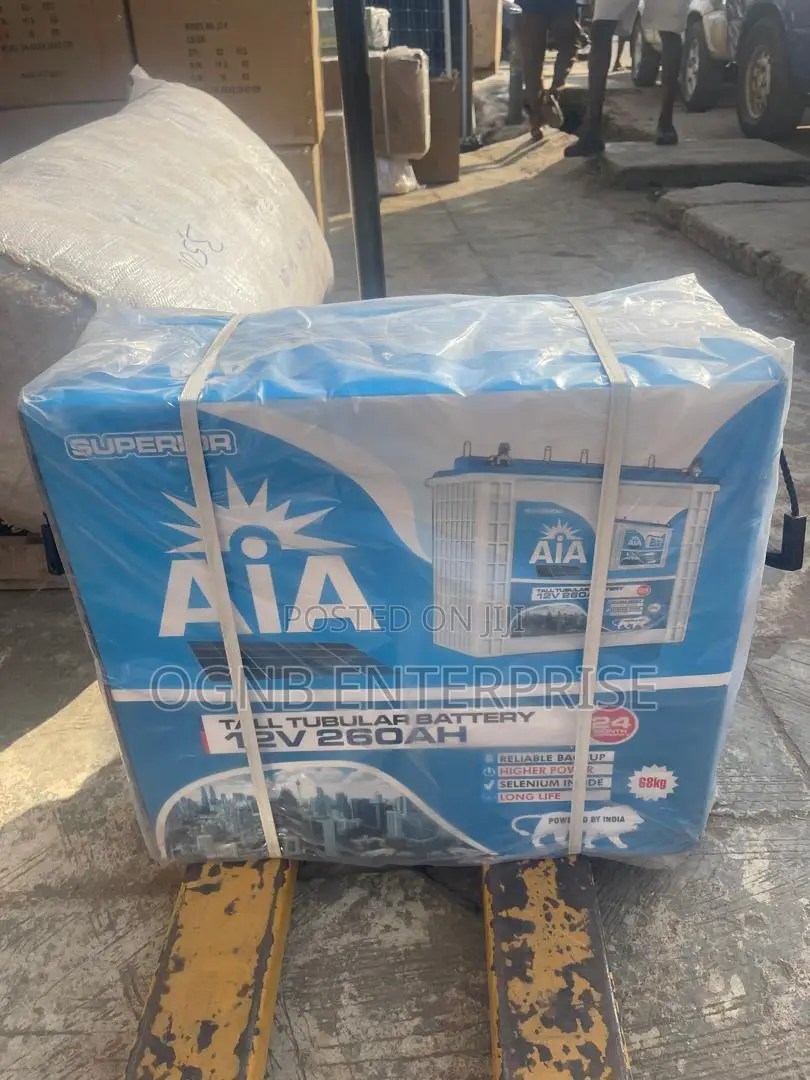 Aia Tubular Battery 260amps