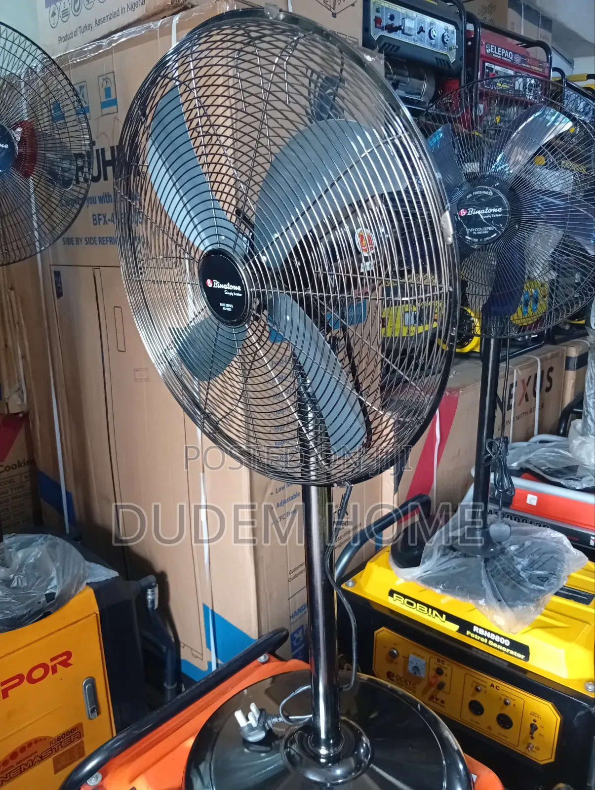 Binatone Standing Fan 18 Stainless Steel