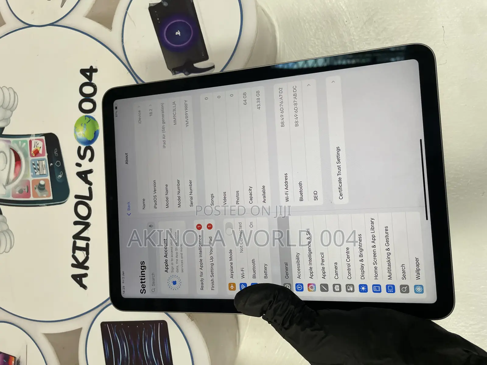 Apple iPad Air 64 GB Black