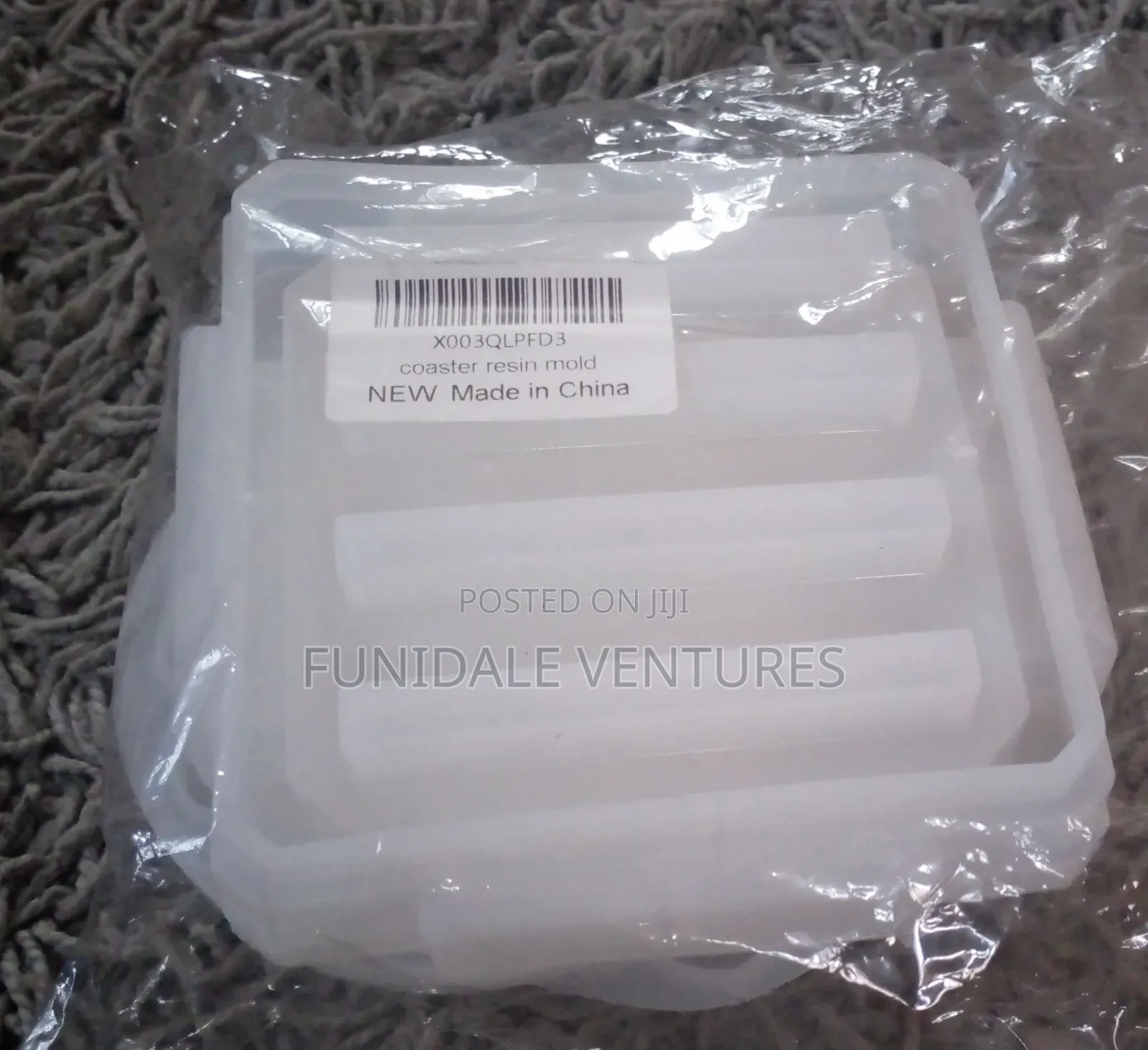 7pcs Coaster Resin Mould