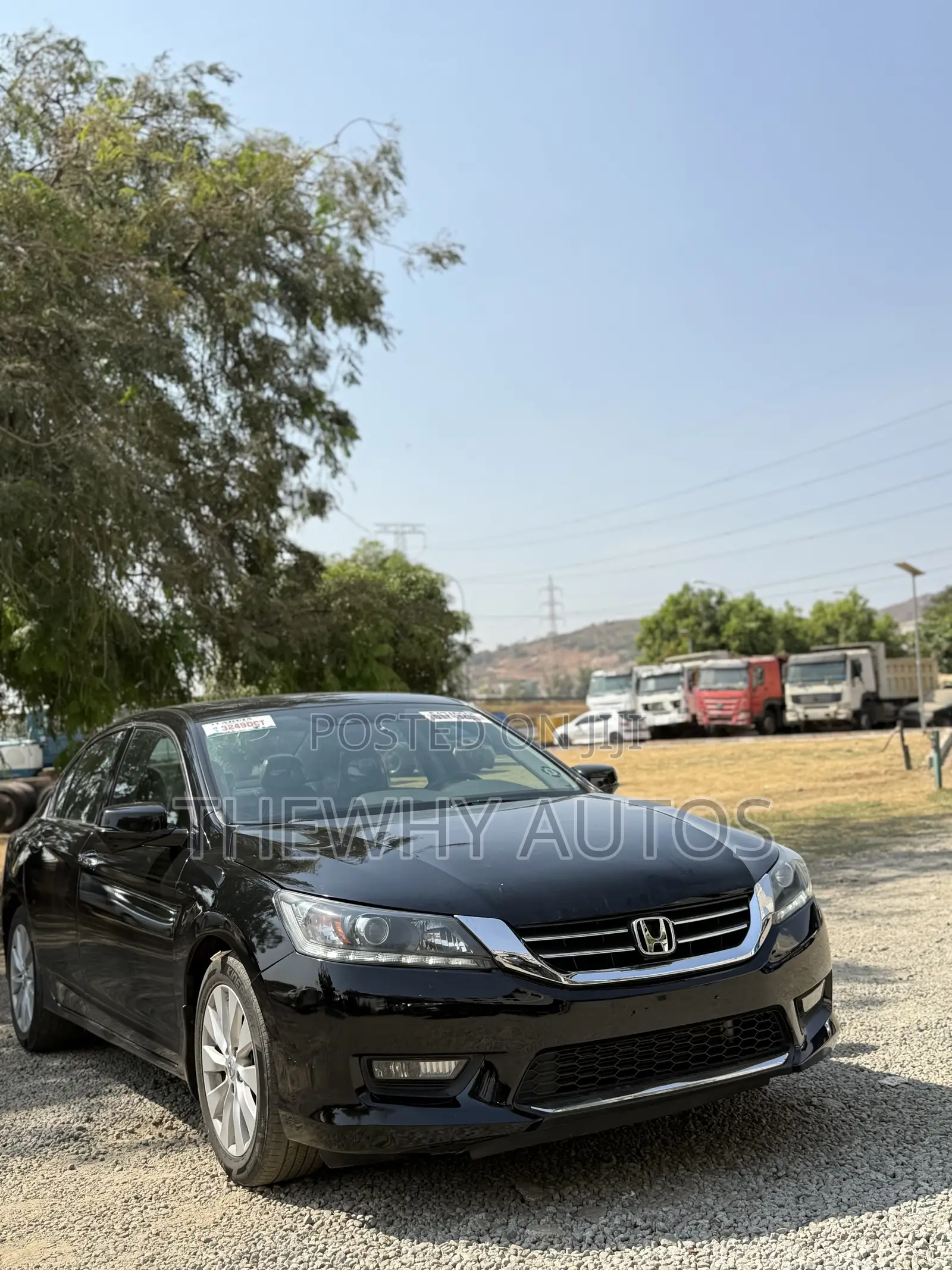 Honda Accord EX-L V-6 4dr Sedan w/Navigation (3.5L 6cyl 6A) 2014 Black