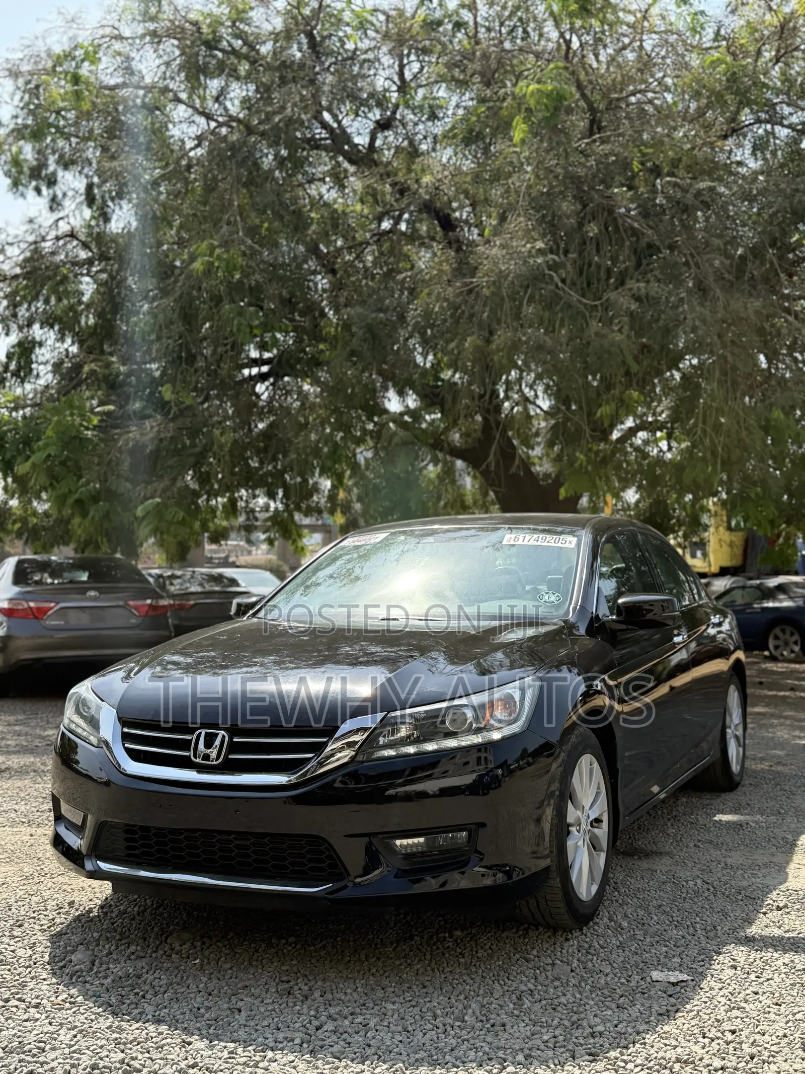 Honda Accord EX-L V-6 4dr Sedan w/Navigation (3.5L 6cyl 6A) 2014 Black