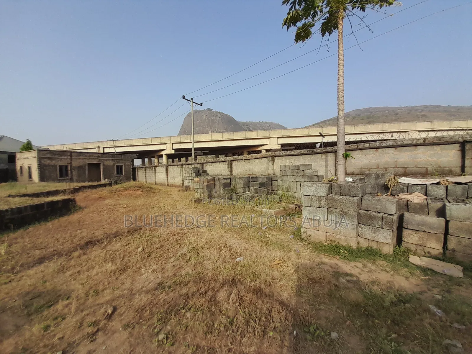 750sqm Fenced and Gated Plot With Solid 6-Bedroom Foundation + Bq